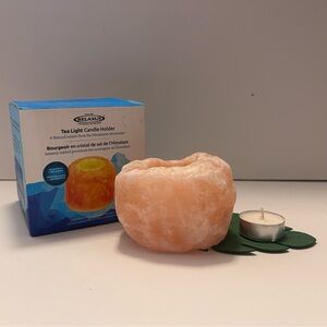 Himalayan Salt Tea Light Candle Holder - Pink